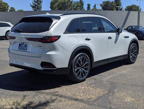 Rhodium White Premium 2025 Mazda CX-70 PHEV Premium Plus Package
