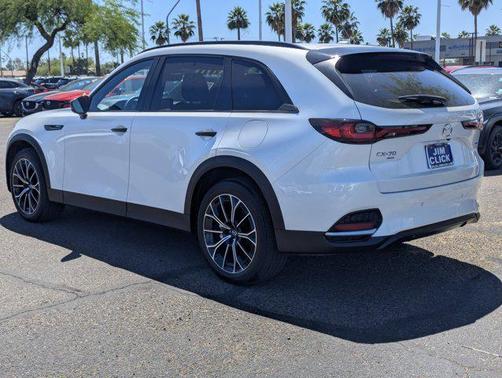 Rhodium White Premium 2025 Mazda CX-70 PHEV Premium Plus Package