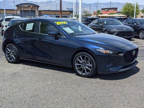 Deep Crystal Blue Mica 2022 Mazda Mazda3 FWD w/Preferred Package