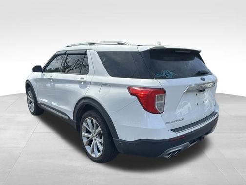 STAR WHITE MET TRI-COAT 2021 Ford Explorer Platinum