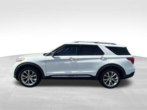 STAR WHITE MET TRI-COAT 2021 Ford Explorer Platinum