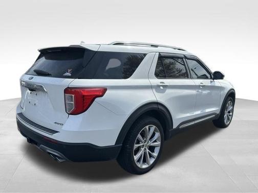 STAR WHITE MET TRI-COAT 2021 Ford Explorer Platinum