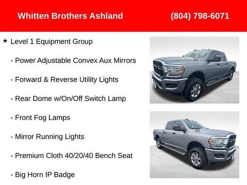 2024 RAM 2500 Big Horn Crew Cab 4x4 6'4' Box