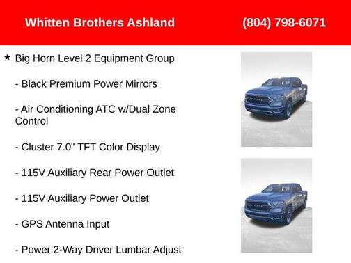 2022 RAM 1500 Big Horn/Lone Star