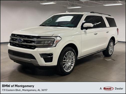 Star White Metallic Tri-Coat 2024 Ford Expedition Max Limited