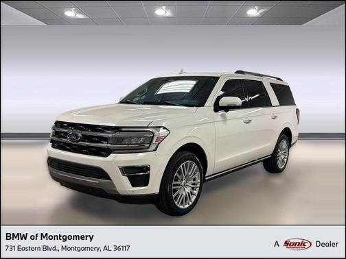 Star White Metallic Tri-Coat 2024 Ford Expedition Max Limited