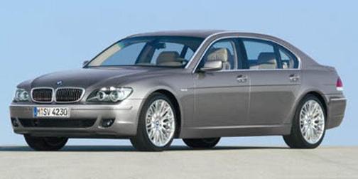 Black 2007 BMW 750 Li