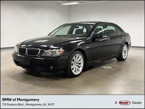 Black 2007 BMW 750 Li
