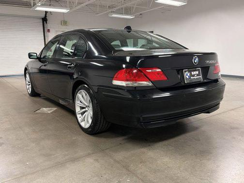 Black 2007 BMW 750 Li