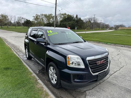 Blue 2016 GMC Terrain SLE-1