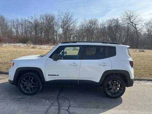 Alpine White Clearcoat 2021 Jeep Renegade 80th Anniversary 4x4