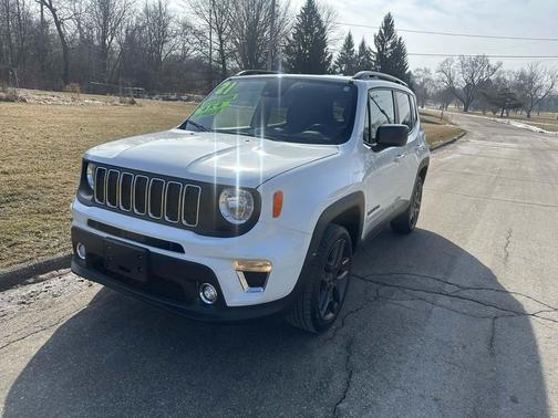 Alpine White Clearcoat 2021 Jeep Renegade 80th Anniversary 4x4
