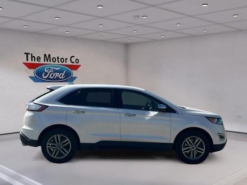 White Platinum Tri-Coat Metallic 2016 Ford Edge SEL