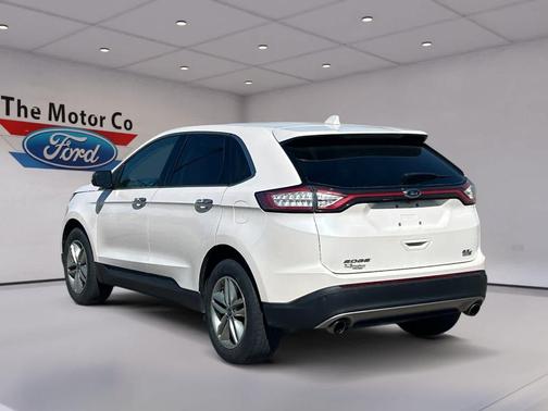 White Platinum Tri-Coat Metallic 2016 Ford Edge SEL