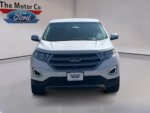 White Platinum Tri-Coat Metallic 2016 Ford Edge SEL