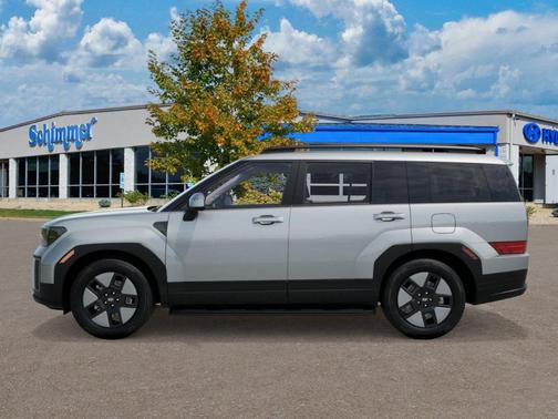 Shimmering Silver 2026 Hyundai SANTA FE HEV SEL