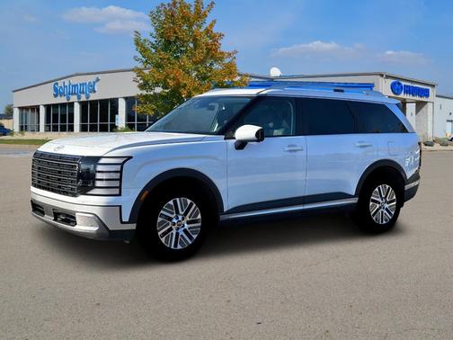 White 2026 Hyundai Palisade Hybrid SEL Premium 8P
