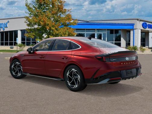 Red 2026 Hyundai SONATA SEL Sport