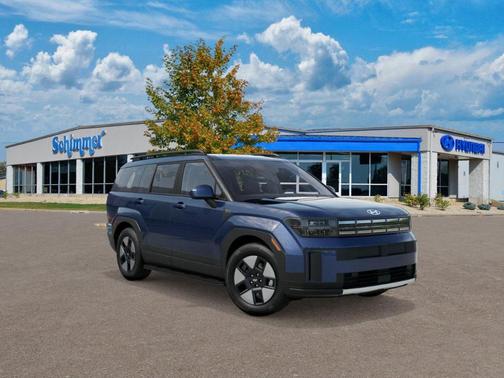 Atlantic Blue 2026 Hyundai SANTA FE HEV SEL