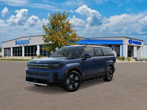 Atlantic Blue 2026 Hyundai SANTA FE HEV SEL