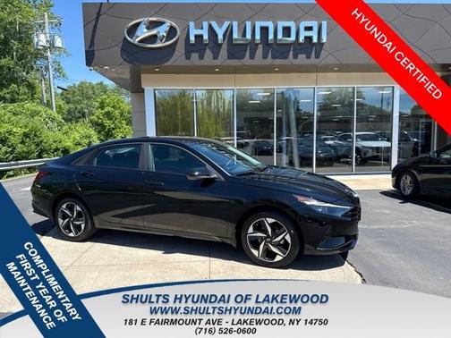 Black 2023 Hyundai ELANTRA SEL