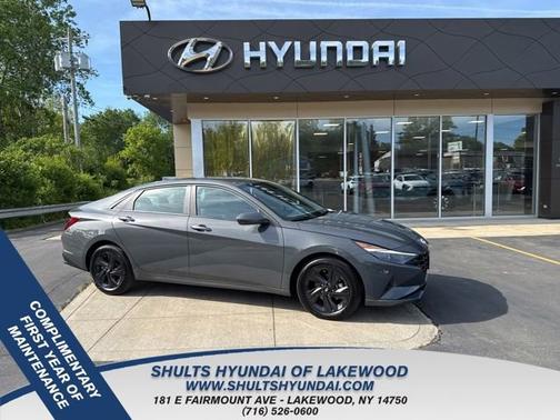 Gray 2023 Hyundai ELANTRA SEL