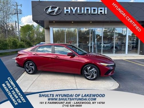 Red 2024 Hyundai ELANTRA SEL
