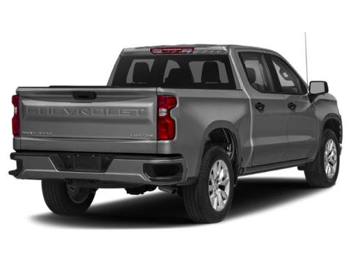Satin Steel Metallic 2021 Chevrolet Silverado 1500 Custom