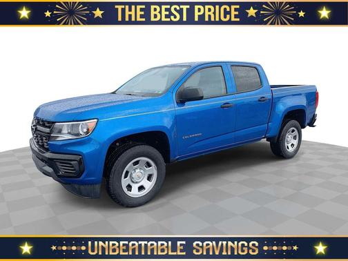 Bright Blue Metallic 2022 Chevrolet Colorado WT