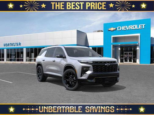 Sterling Gray Metallic 2026 Chevrolet Traverse RS