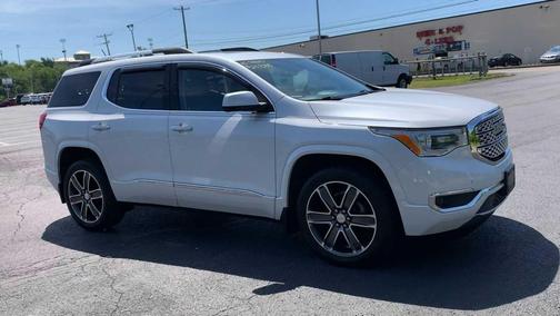 White Frost Tricoat 2018 GMC Acadia Denali