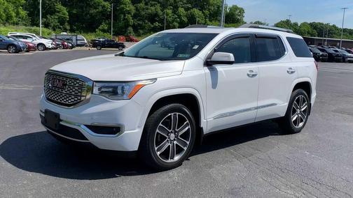 White Frost Tricoat 2018 GMC Acadia Denali