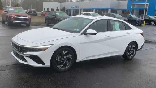 Serenity White 2025 Hyundai ELANTRA Limited