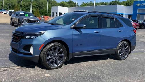 Lakeshore Blue Metallic 2024 Chevrolet Equinox FWD RS