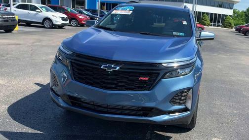 Lakeshore Blue Metallic 2024 Chevrolet Equinox FWD RS