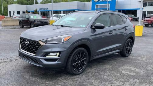 Coliseum Gray 2019 Hyundai TUCSON Night