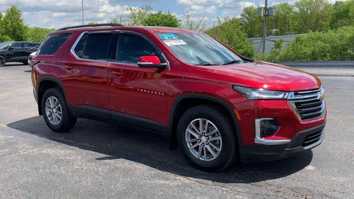 Radiant Red Tintcoat 2023 Chevrolet Traverse LT Cloth
