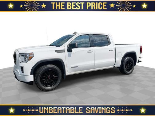 Summit White 2021 GMC Sierra 1500 Elevation