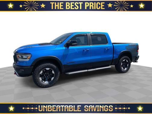 Hydro Blue Pearlcoat 2022 RAM 1500 Rebel