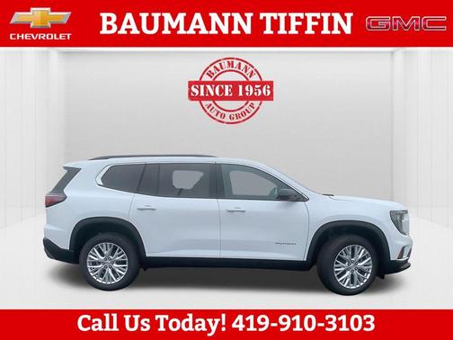 Summit White 2026 GMC Acadia Elevation