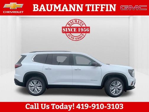 Summit White 2026 GMC Acadia Elevation