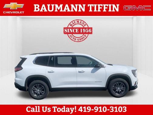 Summit White 2025 GMC Acadia Elevation