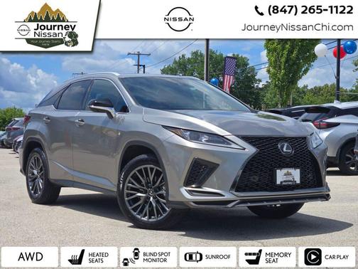 Atomic Silver 2021 Lexus RX 350 F SPORT Handling