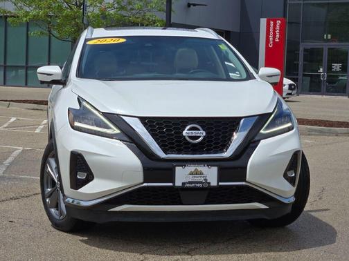 Pearl White Tricoat 2020 Nissan Murano Platinum Intelligent AWD
