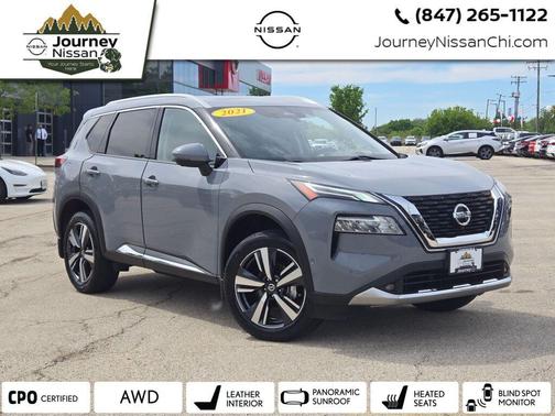 Boulder Gray Pearl 2021 Nissan Rogue Platinum