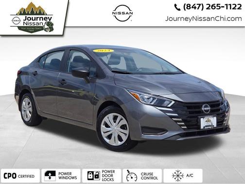 Gun Metallic 2024 Nissan Versa 1.6 S