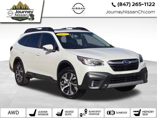 Crystal White Pearl 2022 Subaru Outback Limited