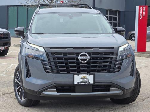 Boulder Gray Pearl 2026 Nissan Pathfinder Platinum
