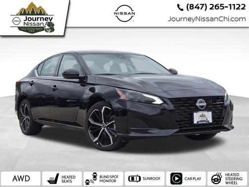 Super Black Clearcoat 2026 Nissan Altima SR AWD