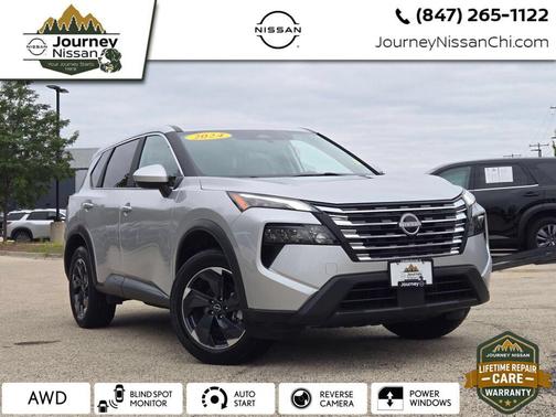 Brilliant Silver Metallic 2024 Nissan Rogue SV